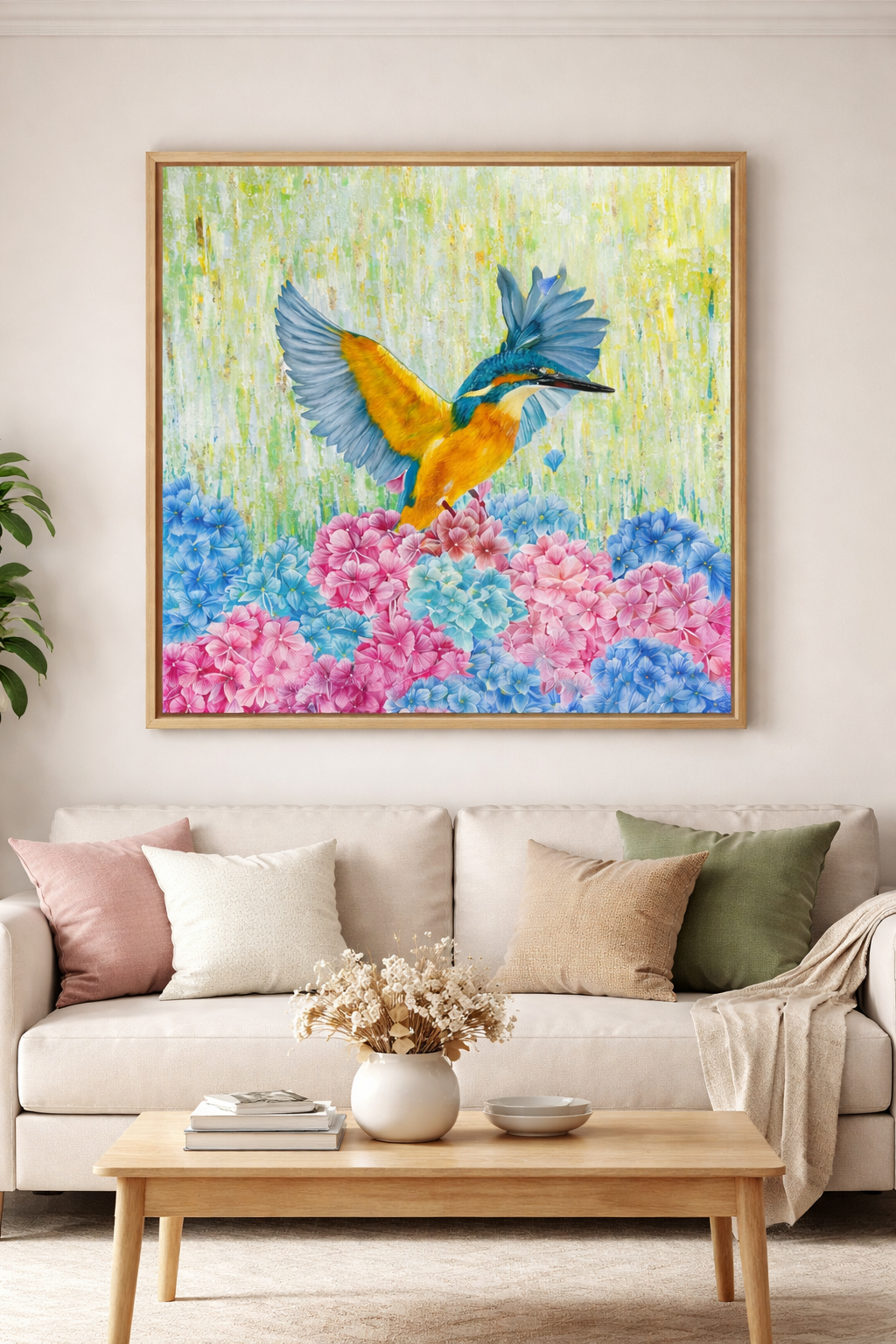 Kingfisher Bird Giclee Fine Art Print